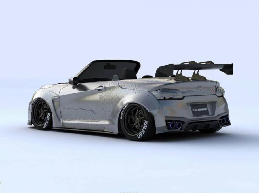  Daihatsu Copen GT-K by Libery Walk 2017 года  (фото 3 из 4)